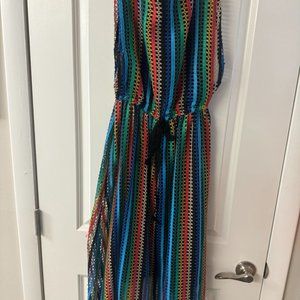 Eva Franco for Anthropologie Knit Rainbow Dress